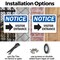 Signmission Visitor Entrance Right Arrow OSHA Notice Sign, Plastic, 10in W x 7in L, 2PK OS-2PACK-NS-P-710-L-18880 - alternate 7